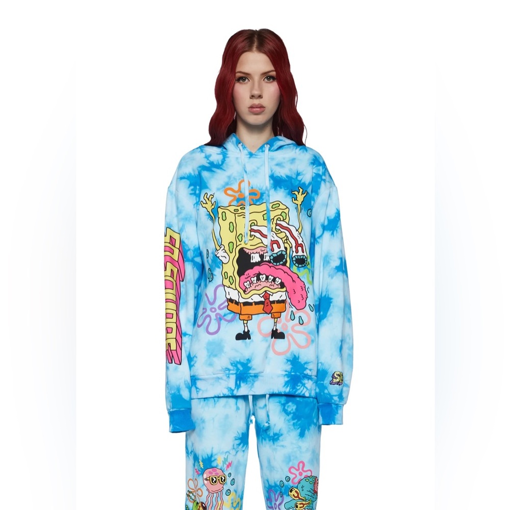 Dolls Kill X Spongebob Silly N’ Trippy Oversized Sweater size XS/S